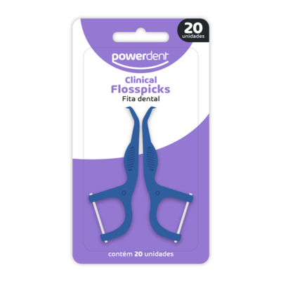 imagem do produto FIO DENTAL FLOSS PICKS 20un