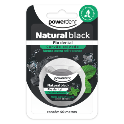 imagem do produto FIO DENTAL NATURAL BLACK 50m